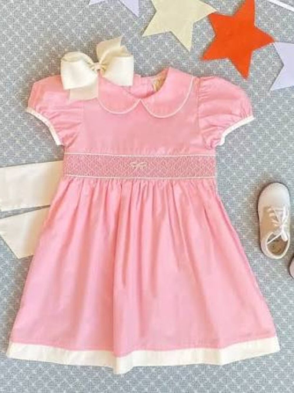 TBBC BEAUFORT BONNET MacClare Cap Sleeve Dress Sandpearl Pink Palmetto Pearl 5
